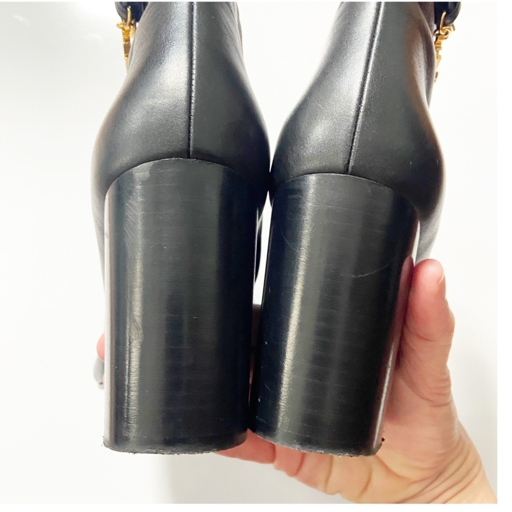 JW Anderson Leather Anchor Logo Charm Bootie size 38.5 - Picture 11 of 12